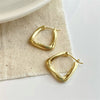 2023 Trend Resin Hoop Earrings For Women Girls Korean Gold Color Couple Cute Earring Party Jewelry Gift brincos femme