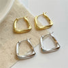 2023 Trend Resin Hoop Earrings For Women Girls Korean Gold Color Couple Cute Earring Party Jewelry Gift brincos femme
