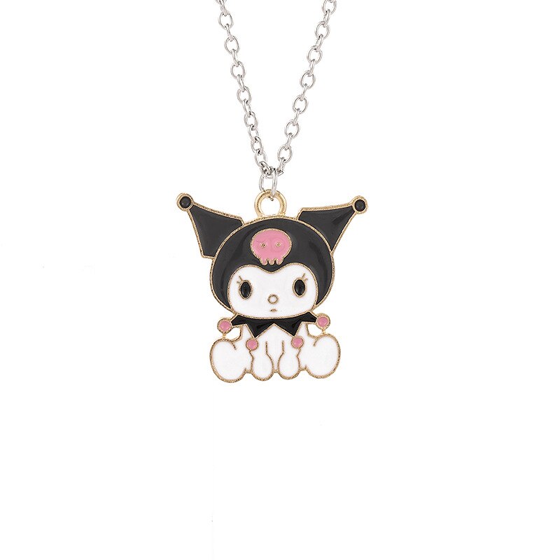 2022 Trendy Cute Little Devil Pendant Necklace Cartoon Bunny Necklace For Women Sweater Decoration Jewelry Gifts