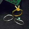 2022 Trendy Loki Ring Women's Ring 3 PCS/set Movie Character Cosplay Claw Helmet Zircon Inlaid Accessori Party Jewelry