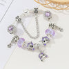 2022 Trendy Purple Unicron Beads Pendant Charm Bracelet  Brand Bracelet For Women Jewelry Kids Pulseras