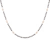 2022 Trendy Stainless Steel Strand Necklaces For Woman Gold Silver Color Crystal Little Star Black Beaded Chain Simple Jewelry