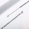 2022 Trendy Stainless Steel Strand Necklaces For Woman Gold Silver Color Crystal Little Star Black Beaded Chain Simple Jewelry