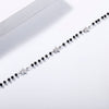 2022 Trendy Stainless Steel Strand Necklaces For Woman Gold Silver Color Crystal Little Star Black Beaded Chain Simple Jewelry
