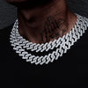 20MM Wide Miami Cuban Chain Necklace Bracelet For Women Men's Jewelry Necklace Choker Link Chain Hip Hop men NecklaceJewelry
