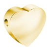 20PCS/lot 10MM Stainless Steel Romantic Sliding Heart Charm For Jewelry Making Bracelets Necklaces Handmade Heart Pendants