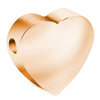 20PCS/lot 10MM Stainless Steel Romantic Sliding Heart Charm For Jewelry Making Bracelets Necklaces Handmade Heart Pendants