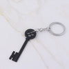20Pcs/Lot Horror Movie Coraline Necklaces The Secret Door Black Button Key Skull Pendant Necklace Halloween Jewelry