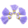 21635 Mixed 23colors Cotton Tassels Pendants For Girl Making Bracelet Earrings Jewelry Long Tassels Charm 10x 25mm