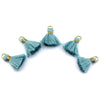 21635 Mixed 23colors Cotton Tassels Pendants For Girl Making Bracelet Earrings Jewelry Long Tassels Charm 10x 25mm