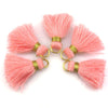 21635 Mixed 23colors Cotton Tassels Pendants For Girl Making Bracelet Earrings Jewelry Long Tassels Charm 10x 25mm