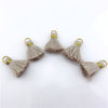 21635 Mixed 23colors Cotton Tassels Pendants For Girl Making Bracelet Earrings Jewelry Long Tassels Charm 10x 25mm