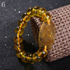 23cm Citrine Bracelets Buddha Brand Patron Natural Stone 12mm Beads Yellow Crystal Women Jewelry Men Carved Lucky Healing Reiki