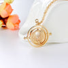 24 Pcs/Lot Selling 3.5 cm Diameter Time Turner Necklace Movie Jewelry Rotating Hourglass Pendant Bulk