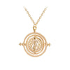 24 Pcs/Lot Selling 3.5 cm Diameter Time Turner Necklace Movie Jewelry Rotating Hourglass Pendant Bulk