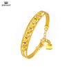 24K Pure Gold Bracelet Real 999 Solid Gold Bangle Simple Fashion Beautiful Bead Trendy Classic Party Jewelry Hot Sell New 2020