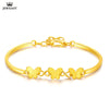 24K Pure Gold Bracelet Real 999 Solid Gold Bangle Simple Fashion Butterfly Upscale Trendy Classic Fine Jewelry Hot Sell New 2020