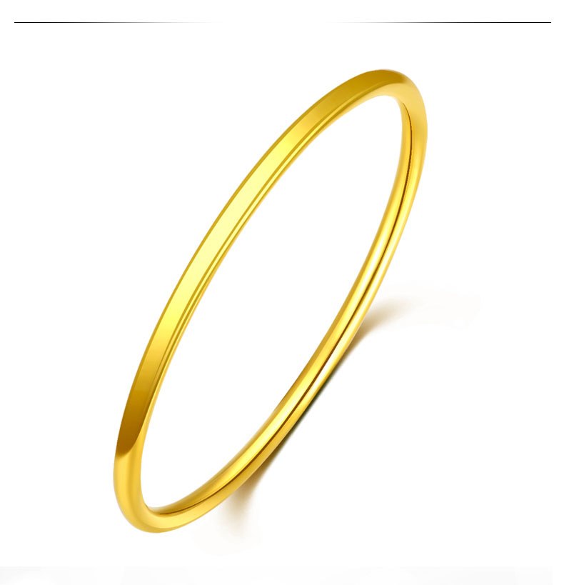 24K Pure Gold Bracelet Real 999 Solid Gold Bangle Woman Fine Bracelets Fashion Trendy Classic Party Jewelry Hot Sell New 2020