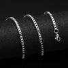 24inch Stainless Steel Snake/Box/Flower basket/Curb/Flat/Twisted Chains Necklace For Men Jewelry Accessories