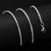 24inch Stainless Steel Snake/Box/Flower basket/Curb/Flat/Twisted Chains Necklace For Men Jewelry Accessories