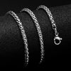 24inch Stainless Steel Snake/Box/Flower basket/Curb/Flat/Twisted Chains Necklace For Men Jewelry Accessories