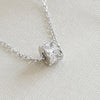 25 Sterling Silver Cylindrical Zircon Necklace For Women Pendants & Necklaces Choker Necklace Jewelry Necklace