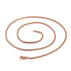 2MM 2.5MM 3MM Rope Chains Stainless Steel Necklace DIY Long Necklaces Jewelry for Women Men Statement 45CM-75CM