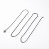 2MM 2.5MM 3MM Rope Chains Stainless Steel Necklace DIY Long Necklaces Jewelry for Women Men Statement 45CM-75CM