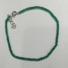 2MM green natural agate bracelet single layer faceted fine women jewelry