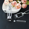 2PCS Glass Vials For Rice Jewelry Wirting Name Make A Wish Copper Bottle Blood Vial Necklace Kit DIY Pendant