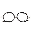 2PCS/Set Alloy Couple Magnetic Ball Bracelet Simple Creative Stainless Steel Friendship Rope Chain Couple Bracelet Jewelry Gift
