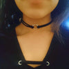 2Pcs Cute Gothic Punk Hollow Bear Cat Shape Black Velvet Faux Suede Choker Necklace Gift For Women Jewelry