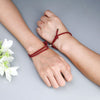 2Pcs Friendship Rope Braided Distance Couple Magnetic Bracelet Kit Lover Jewelry T4MD