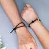 2Pcs Friendship Rope Braided Distance Couple Magnetic Bracelet Kit Lover Jewelry T4MD