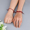 2Pcs Friendship Rope Braided Distance Couple Magnetic Bracelet Kit Lover Jewelry T4MD