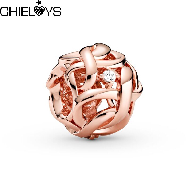 2Pcs/Lot 2022 Dazzling Infinite Love Charm Beads Fit DIY Original Bracelets Bangles For Women Wife Jewelry Gift Accessories