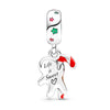 2Pcs/Lot Gingerbread Man Charm Pendant DIY Brand Beads Fit Original Bracelets Necklaces Making Jewelry For Women 2022 Newest