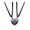 2Pcs/Lot Magnetic Couple Necklace Friendship Heart Pendant Distance Faceted Charm Necklace Women Valentine's Day Gift 2021