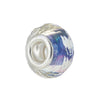 2Pcs/Lot Fit Original Charms Bracelet Silver Plated Murano Crystal Glass Charm Beads For Women DIY Jewelry Making