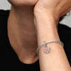 2Pcs/Lot Shining Eternal Heart Shape Beads Charm Pendant Fit DIY Brand Bracelets Necklace For Women Jewelry Making