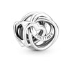 2Pcs/Lot Silver Color Love Heart Charm Beads Fits Original DIY Bracelets Necklaces For Women Wife Friend Father Mother Jewelry