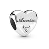 2Pcs/Lot Silver Color Love Heart Charm Beads Fits Original DIY Bracelets Necklaces For Women Wife Friend Father Mother Jewelry