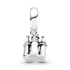 2Pcs/Lot Two-tone Castle Pendant Charm Beads Fit DIY Original Bracelets Necklaces For Women Child Jewelry Making Special Offer