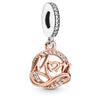 2Pcs Rose Gold MOM Heart Starfish Shell Charm Beads Fits Original DIY Bracelets Necklaces For Women Men Jewelry Accessories Gift