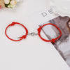 2Pcs/Set Lover Bracelet Adjustable Paired Magnet Braclet Romantic Hold Hands Couple Braslet Gift For Girlfriend Joias