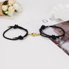 2Pcs/Set Lover Bracelet Adjustable Paired Magnet Braclet Romantic Hold Hands Couple Braslet Gift For Girlfriend Joias