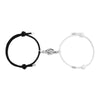 2Pcs/Set Lover Bracelet Adjustable Paired Magnet Braclet Romantic Hold Hands Couple Braslet Gift For Girlfriend Joias