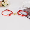 2Pcs/Set Lover Bracelet Adjustable Paired Magnet Braclet Romantic Hold Hands Couple Braslet Gift For Girlfriend Joias