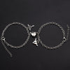 2Pcs/Set Magnet Couple Bracelets Heart Attraction Bracelet Stainless Steel Charm Jewelry Gifts Magnetic Love Bracelet