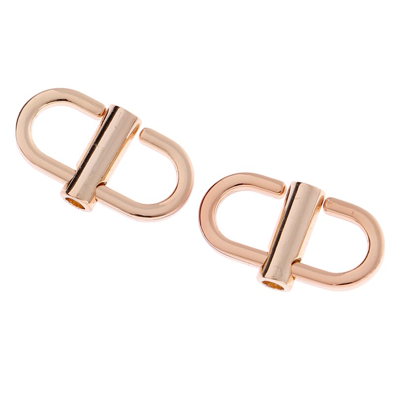 2Pcs/lot Adjustable Metal Buckles for Chain Strap Bag Shorten Shoulder Crossbody Bags Hardware Accessories